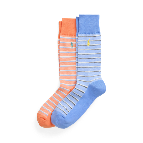 2er-Pack gestreifte Anzugsocken