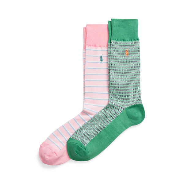 2er-Pack gestreifte Anzugsocken