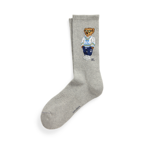 Grey H Chaussettes de sport en coton mélangé Polo Ralph Lauren 1