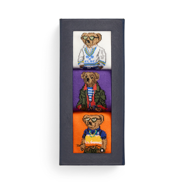 Polo Bear Cotton-Blend Crew Sock 6-Pack