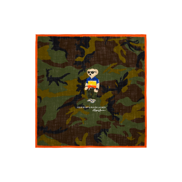 Camouflage-Bandana mit Polo Bear