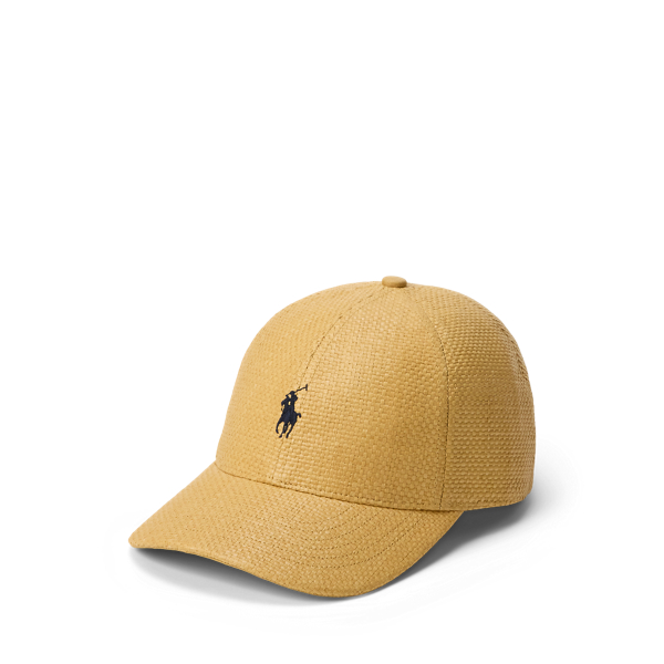 Natural Baseballkappe aus Stroh Polo Ralph Lauren 1