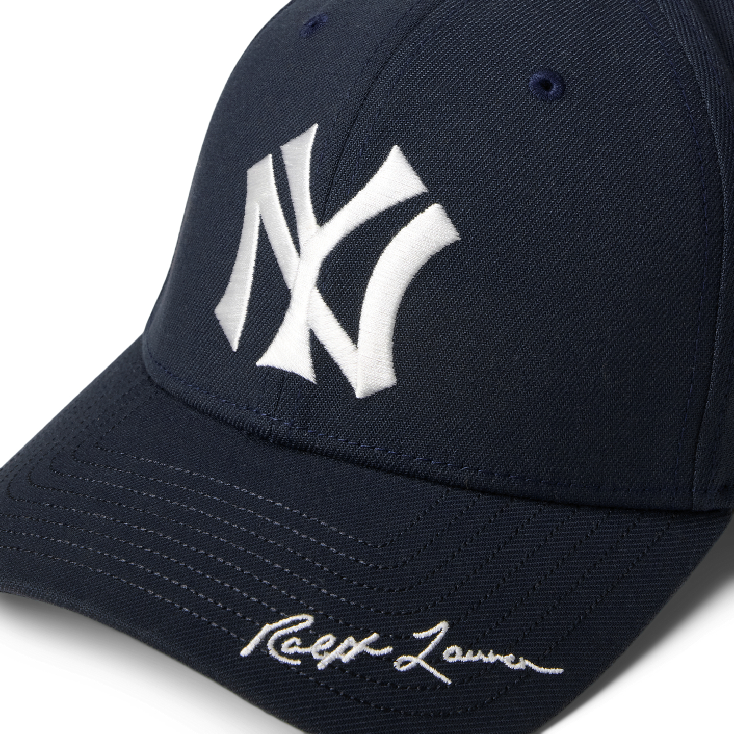 Мужские кепки Polo Ralph Lauren Yankees Fitted, цвет: Тёмно-синий — фото 2