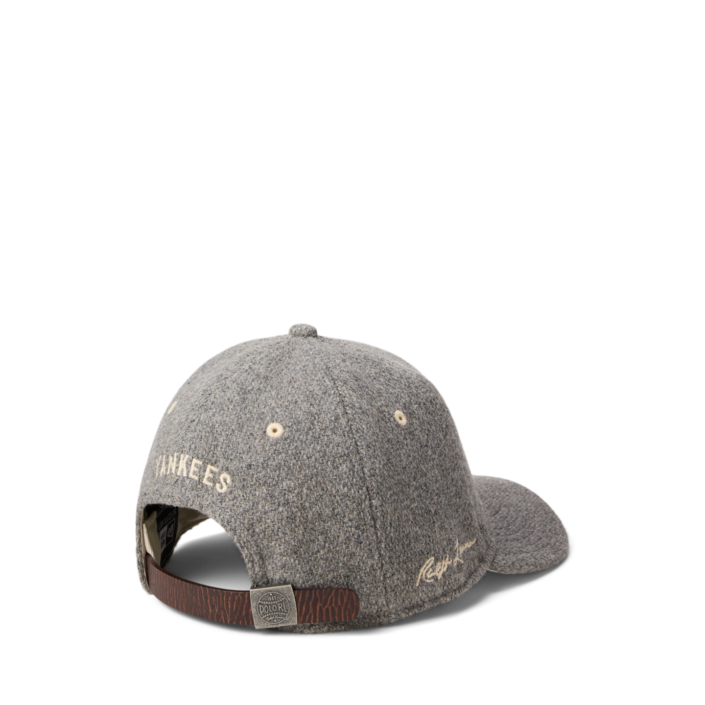 Мужские кепки Polo Ralph Lauren Yankees Wool-Blend, цвет: Меланжевый — фото 1