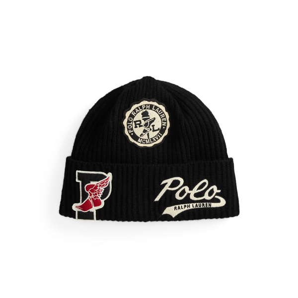 Logo-Patch Wool-Blend Watch Cap