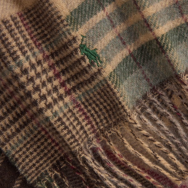 パッチワーク チェック ウールブレンド マフラー | ラルフ ローレン