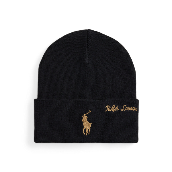 Bonnet en coton &agrave; logo brod&eacute; Polo Ralph Lauren en 1
