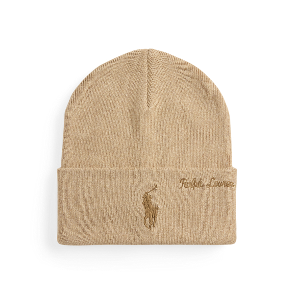 Embroidered-Logo Cotton Beanie