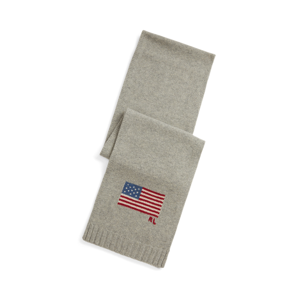 フラッグ ニット ウールブレンド スカーフ | ラルフ ローレン公式