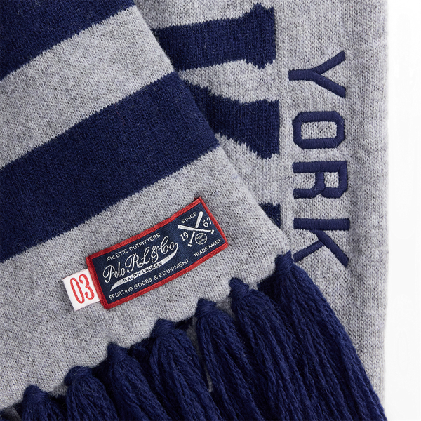 Polo Ralph Lauren Yankees Fringe Scarf