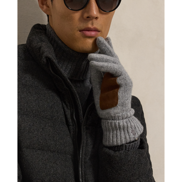 Wool-Cashmere Touch-Screen Gloves