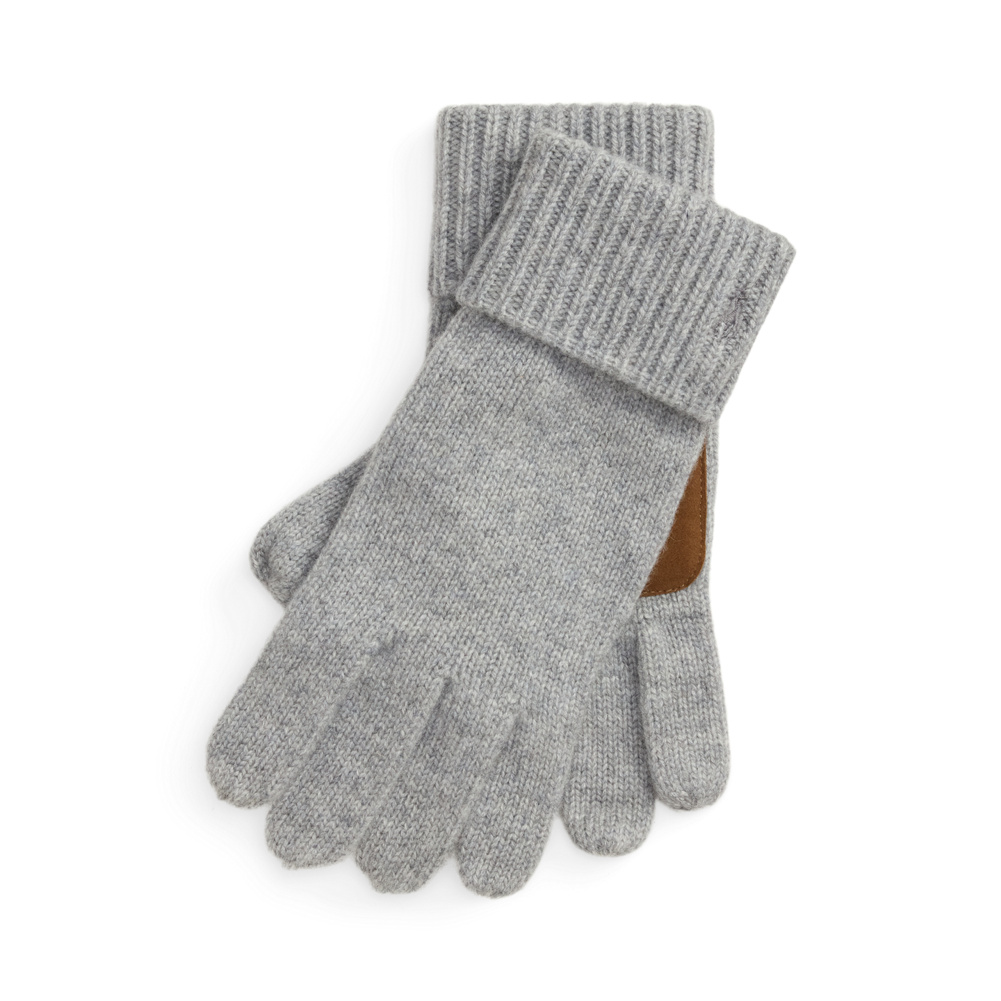 Мужские перчатки Ralph Lauren Wool-Cashmere Touch-Screen Gloves, цвет: Меланжевый — фото 4