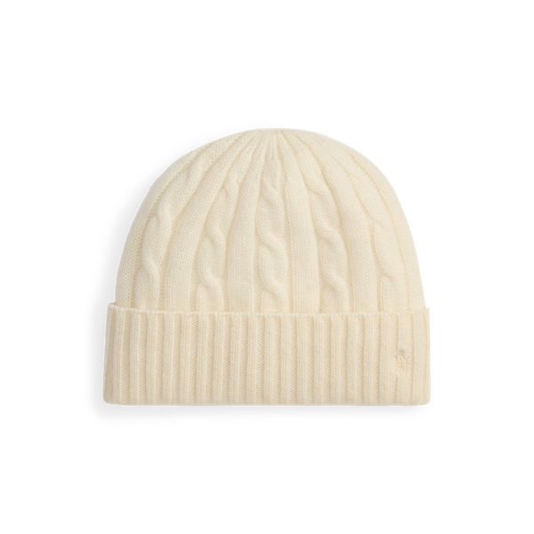 Cable-Knit Cashmere Beanie