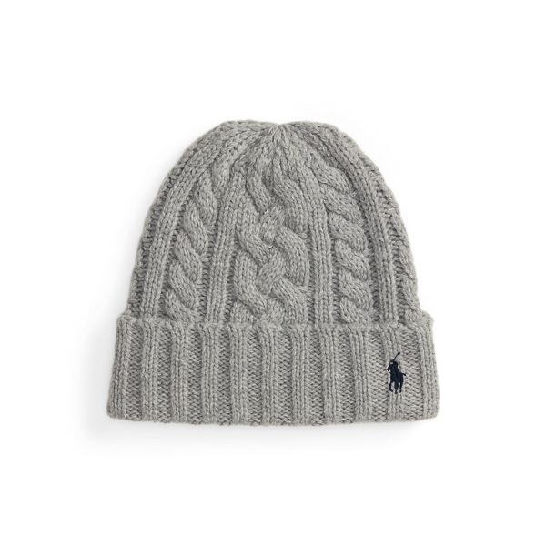 Polo Ralph Lauren Ribbed-Cuff Cable-Knit Beanie 1