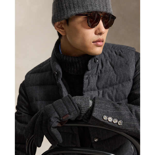 Channel-Quilted Insulated Tech Gloves