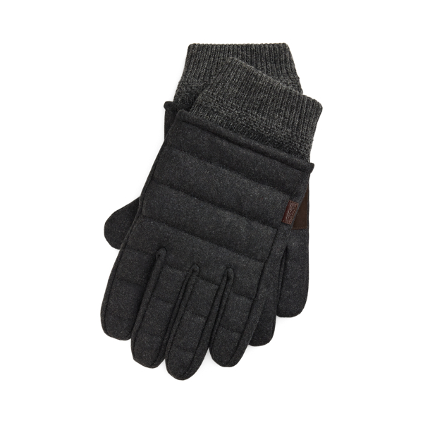 Channel-Quilted Insulated Tech Gloves
