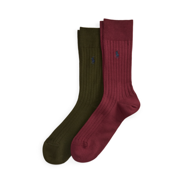 Cotton-Blend Trouser Sock 2-Pack Polo Ralph Lauren 1