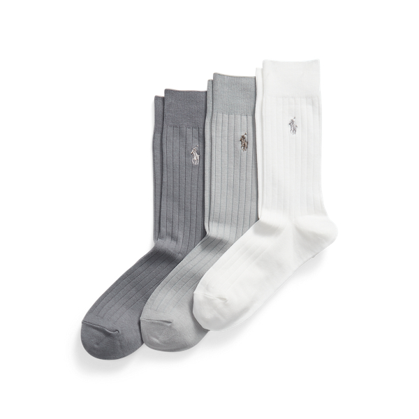 3er-Pack gerippte Anzugsocken