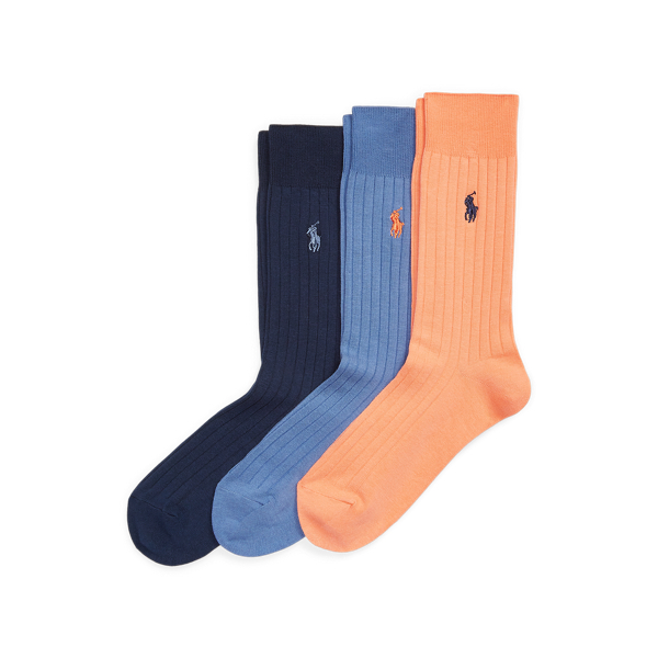 Cotton-Blend Trouser Sock 3-Pack