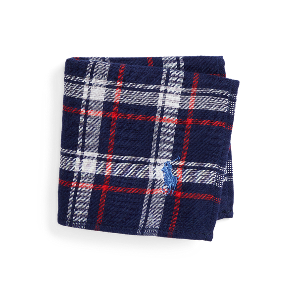 Polo Ralph Lauren チェック コットン テリー ハンカチーフ ネイビー 2
