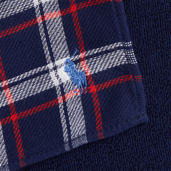 Polo Ralph Lauren チェック コットン テリー ハンカチーフ ネイビー 3