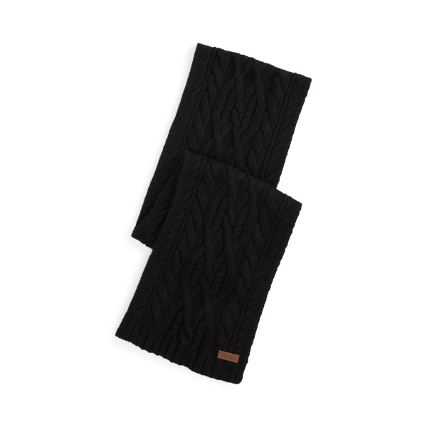 Cable-Knit Wool-Cashmere Gloves