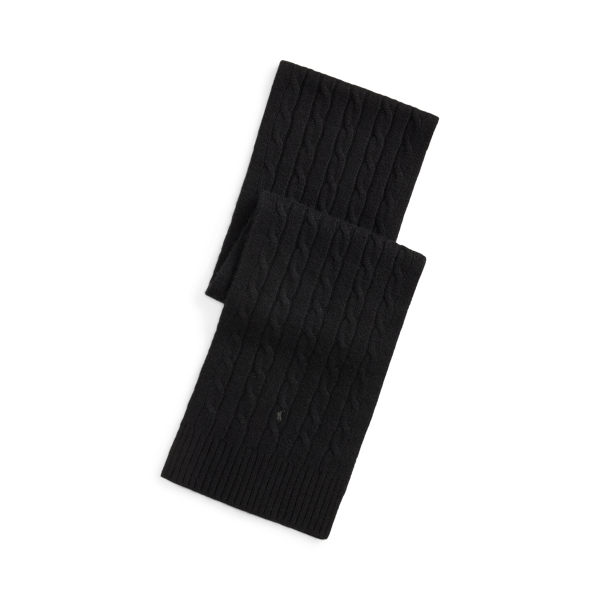 Cable-Knit Cashmere Scarf