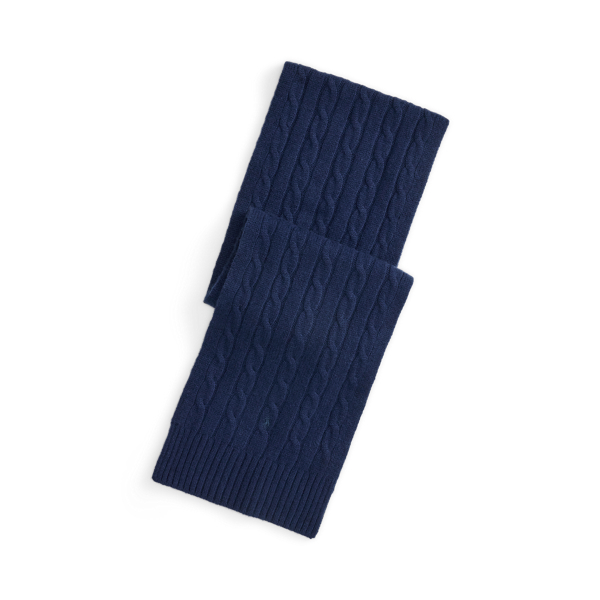 Cable-Knit Cashmere Scarf