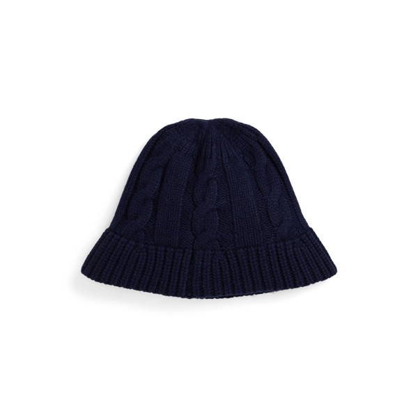 POLO RALPH LAUREN ケーブルニット ウールカシミヤ ハット POLO RALPH LAUREN ケーブルニット ウールカシミヤ ハット POLO