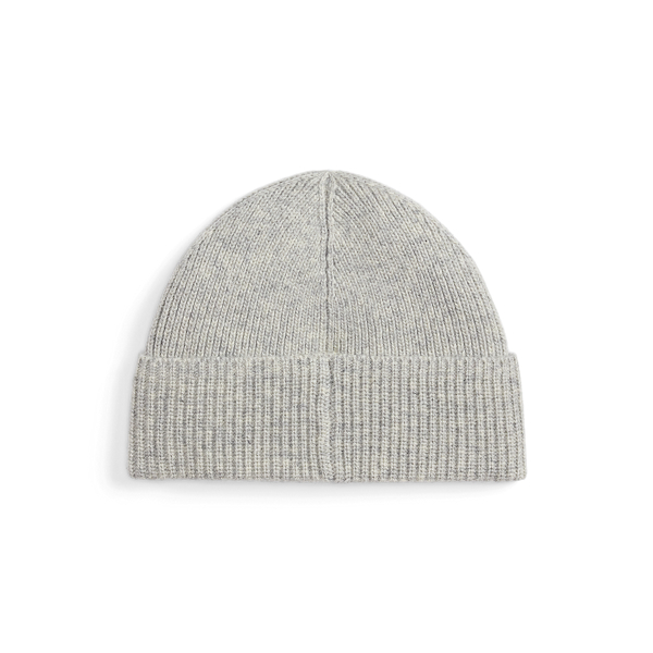 Polo Bear Rib-Knit Beanie