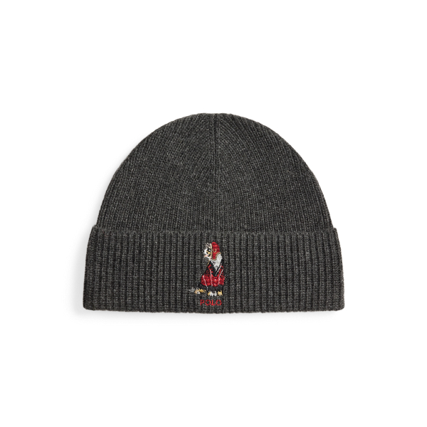 Polo Bear Ski Beanie Polo Ralph Lauren Men's Ski Bear Navy Cable
