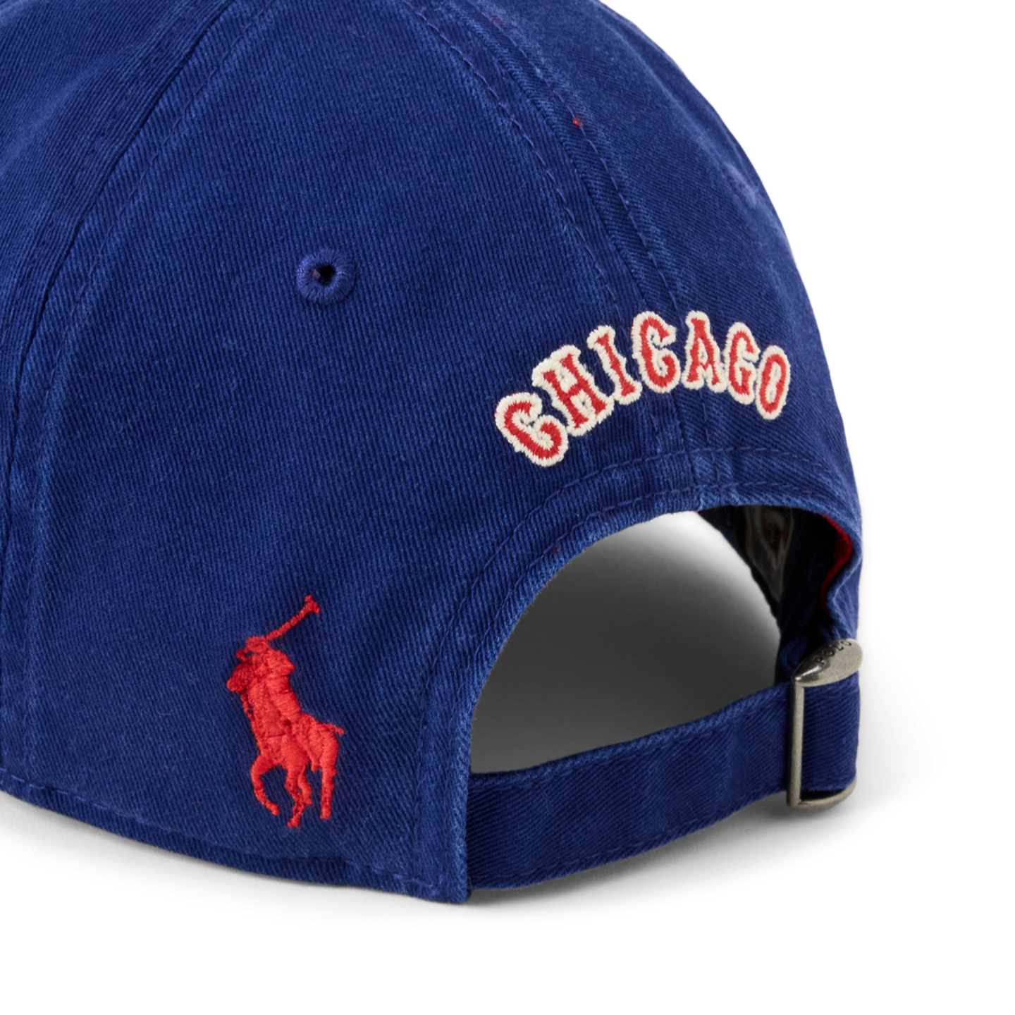 Мужская кепка Polo Ralph Lauren Cubs Twill, цвет: Королевский синий — фото 2