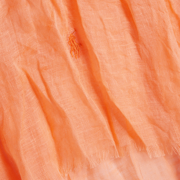 Leichter Leinenschal Polo Ralph Lauren in Mohn 2