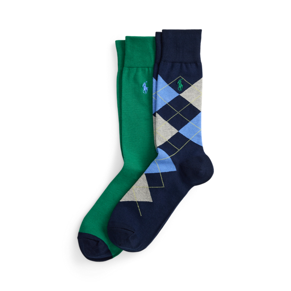 Lot 2 paires de chaussettes à losanges