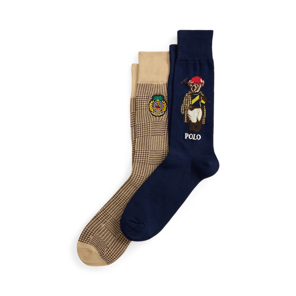 2 paires chaussettes Polo Bear & écusson