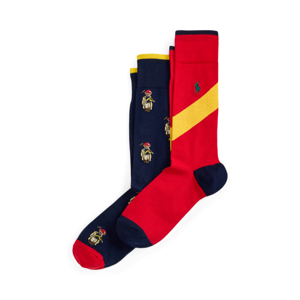 2 paires de chaussettes hautes Polo Bear