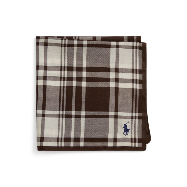 Polo Ralph Lauren チェック コットン ハンカチーフ ブラウン 2