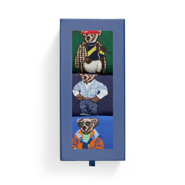 Polo Bear Trouser Sock 3-Pack Gift Set