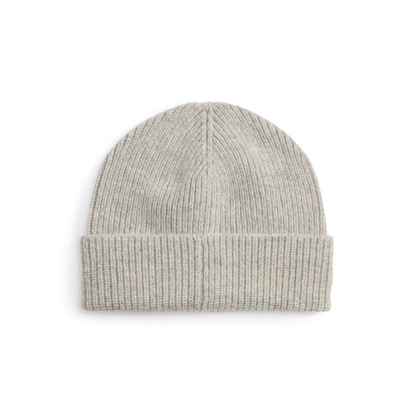 Andover Heather Signature Pony Wool-Blend Beanie Polo Ralph Lauren 2