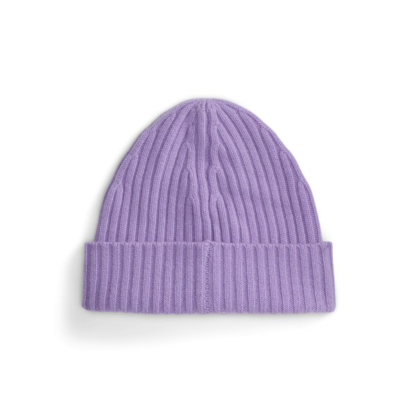 Wisteria Rib-Knit Cashmere Beanie Polo Ralph Lauren 3