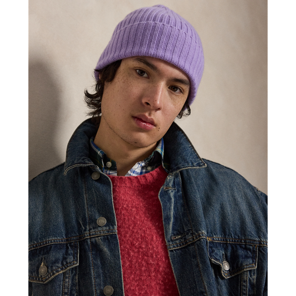 Wisteria Rib-Knit Cashmere Beanie Polo Ralph Lauren 2