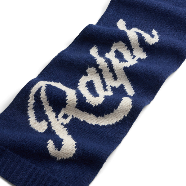 Sciarpa in lana e alpaca con logo Ralph