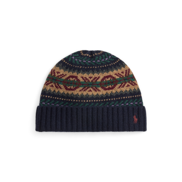Fair Isle Wool-Blend Beanie
