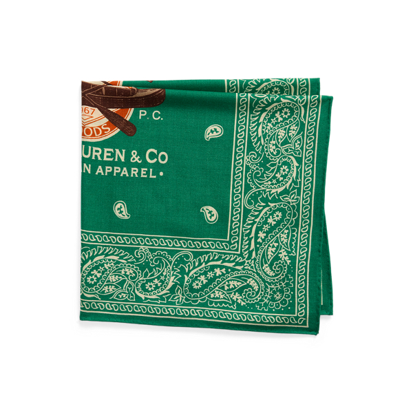 Wool Graphic Bandanna