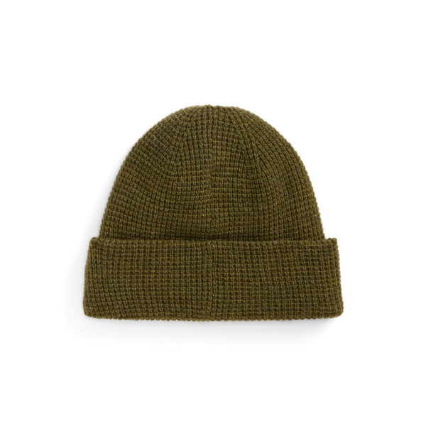 Waffle-Knit Wool-Cashmere Beanie