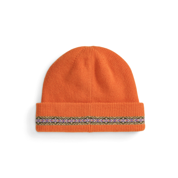 Rib-Knit Wool-Blend Beanie