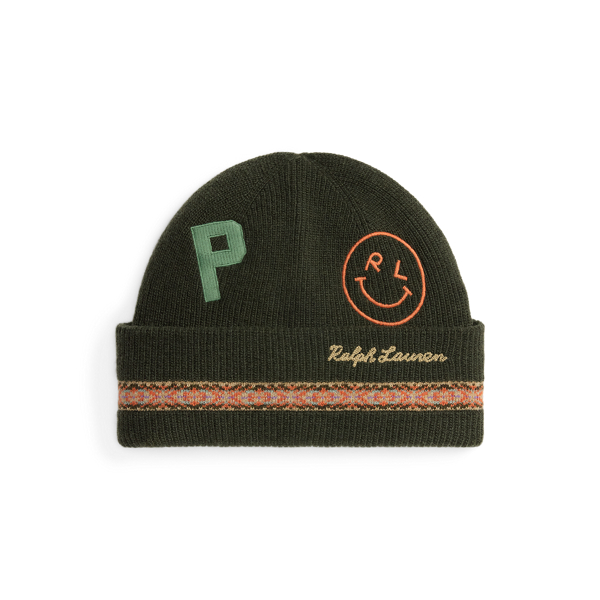 Rib-Knit Wool-Blend Beanie