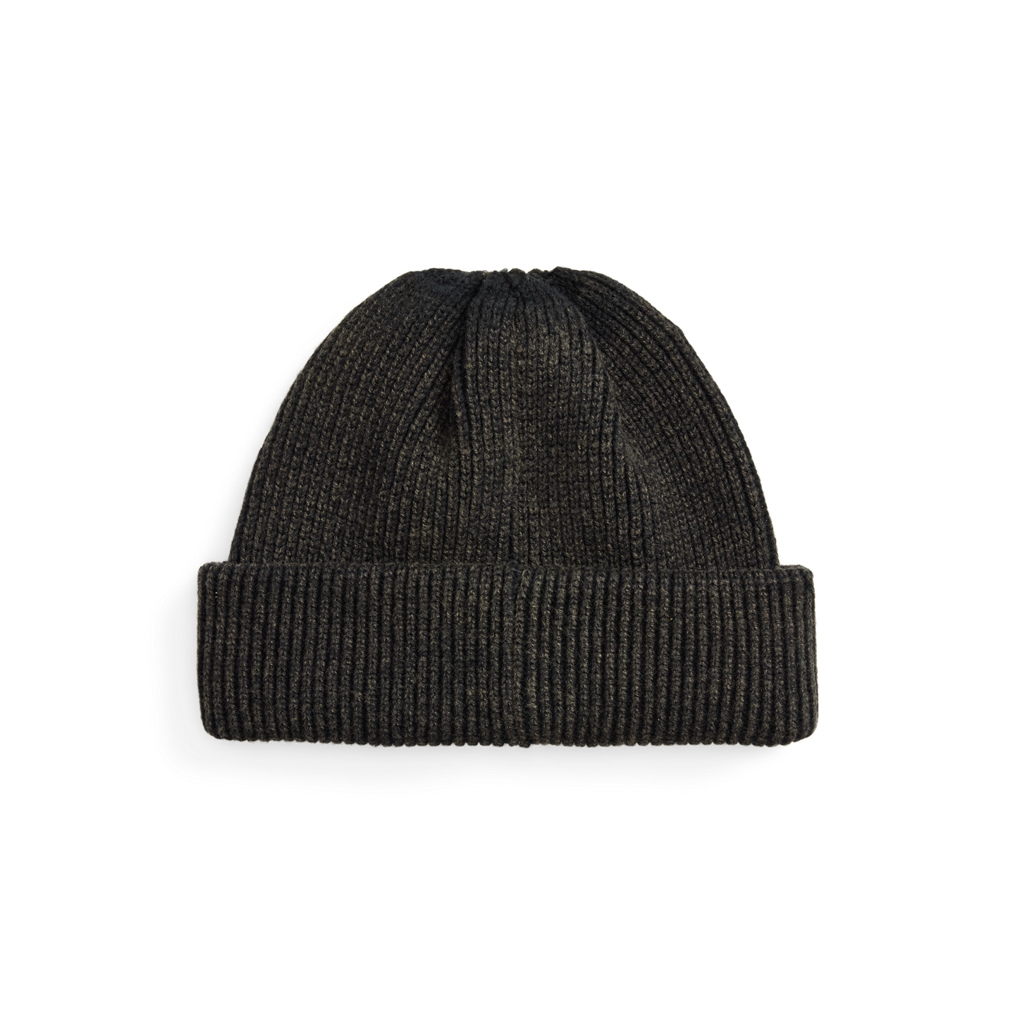Мужская шапка Ralph Lauren Polo Sport Wool-Cotton Beanie, цвет: Чёрный — фото 1