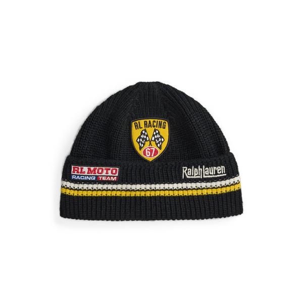 Racing Rib-Knit Beanie