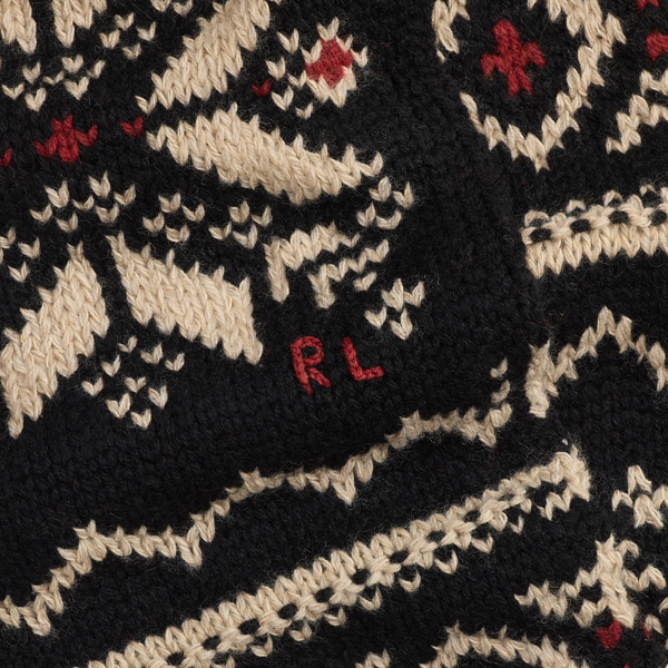 Patterned Wool-Blend Scarf